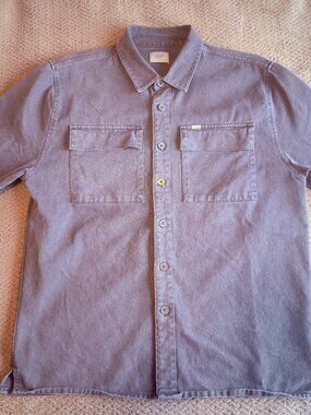 Academy Over Shirt Mens L Navy